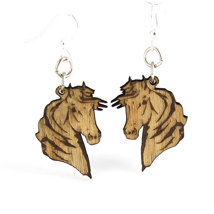 Green Tree Jewelry - Wholesale Dangle Earrings - Horse Profile Earrings