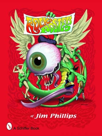 Rock Posters of Jim Phillips for wholesale by Schiffer Publishing