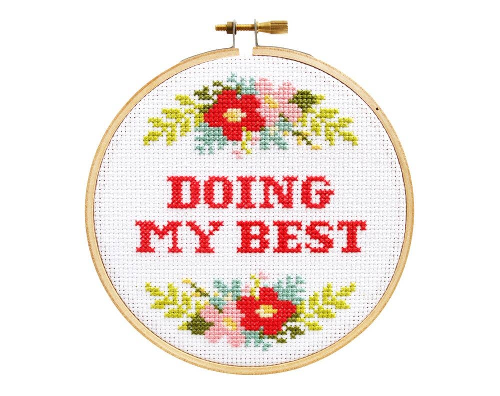 Wholesale Doing My Best Cross Stitch Kit for your store - Faire