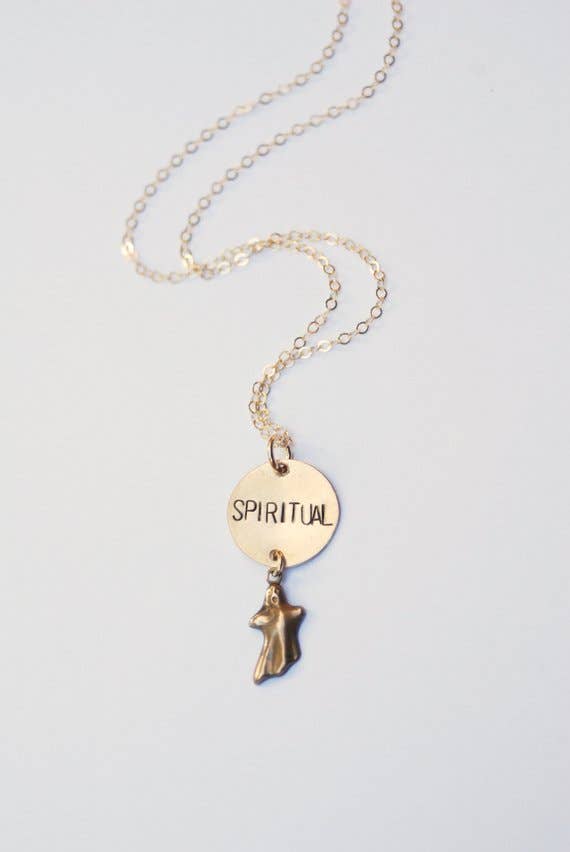 Bang-Up Betty - Wholesale Pendant/Charm Necklace - Spiritual Ghost Necklace0