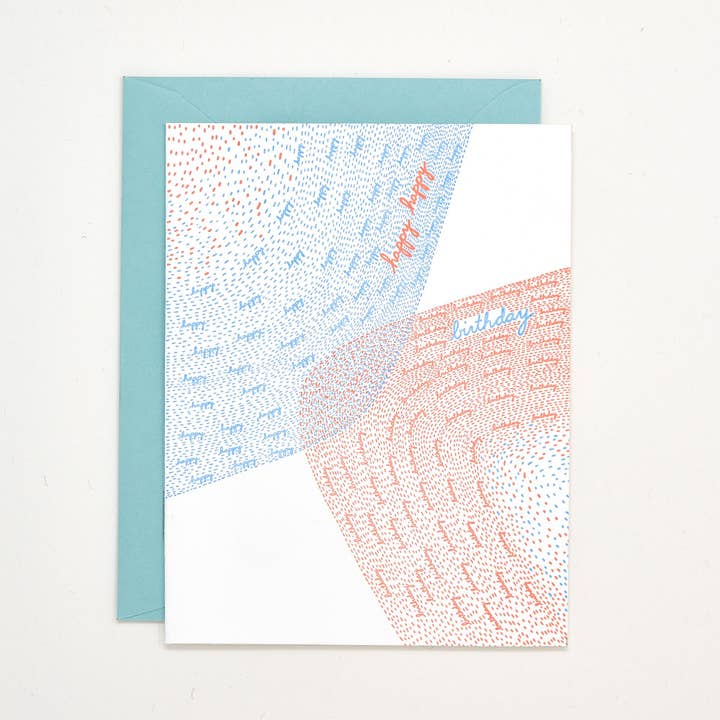 Birthday Fields Grußkarte für den Großhandel von Helen Edna