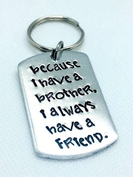 Bruder Schlüsselanhänger, Geschwistergeschenke, Weihnachten für ihn für den Großhandel von Me and My Sweet Pea