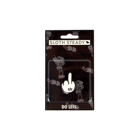 Sloth Steady - Wholesale Lapel Pin/Button - The Middle Finger Pin1
