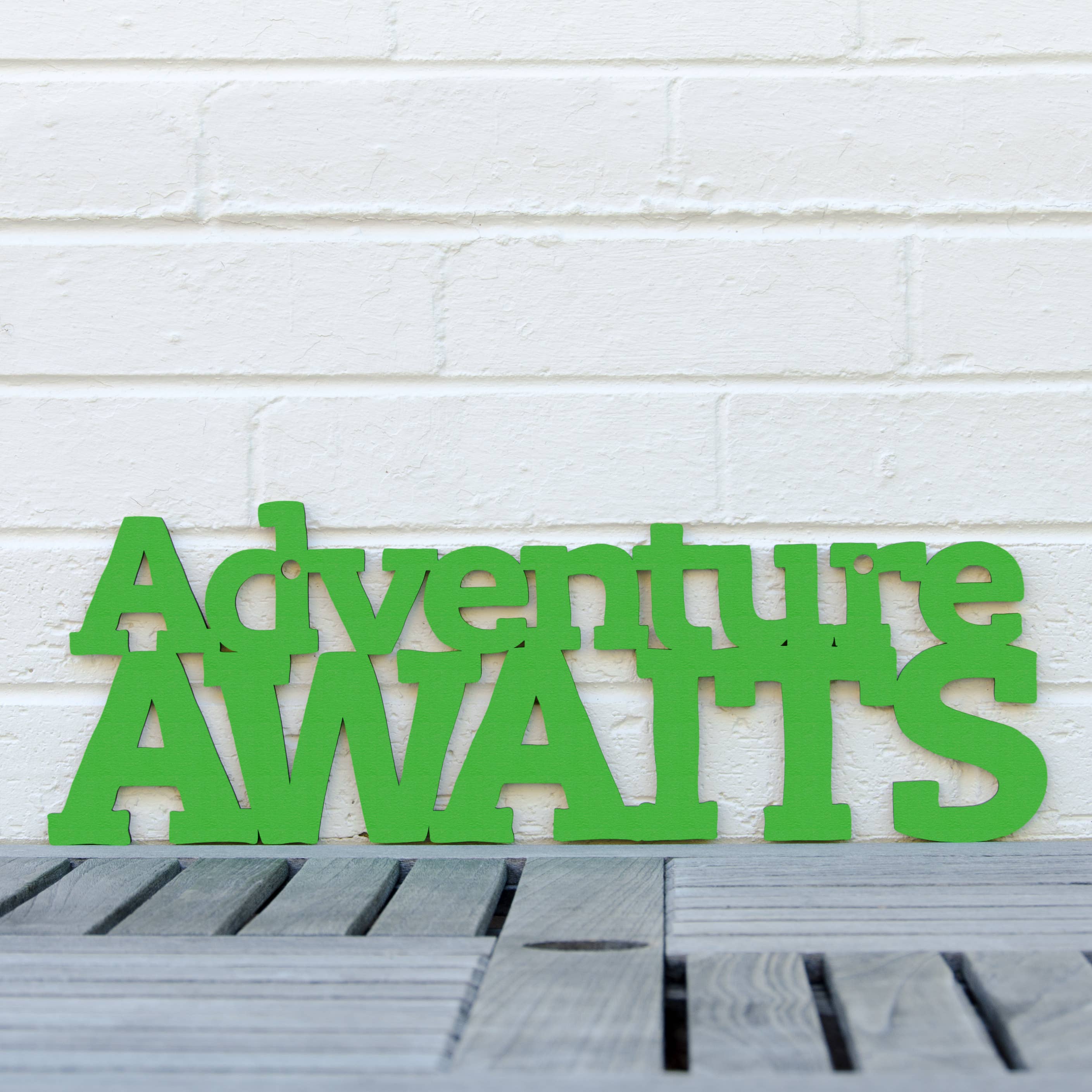 Spunky Fluff - Wholesale Wall Sign - Adventure Awaits Outdoor Lover Wall Art Sign6
