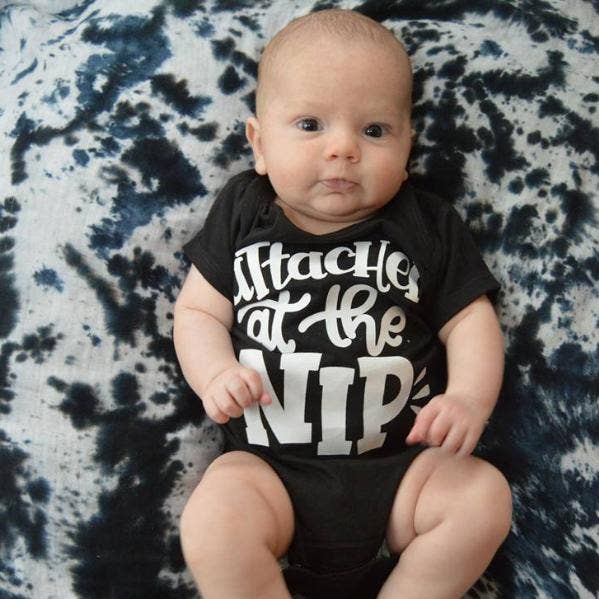 Attached At The Nip Kids Shirt for wholesale by spillthebeansetc