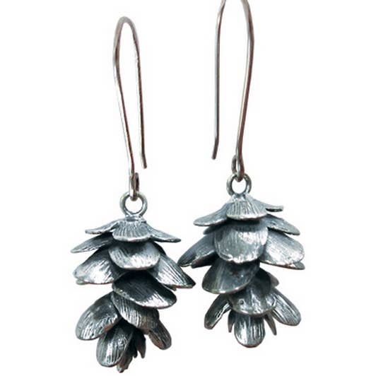 Pendientes Piña de Plata para venta al por mayor de Justine Brooks Design