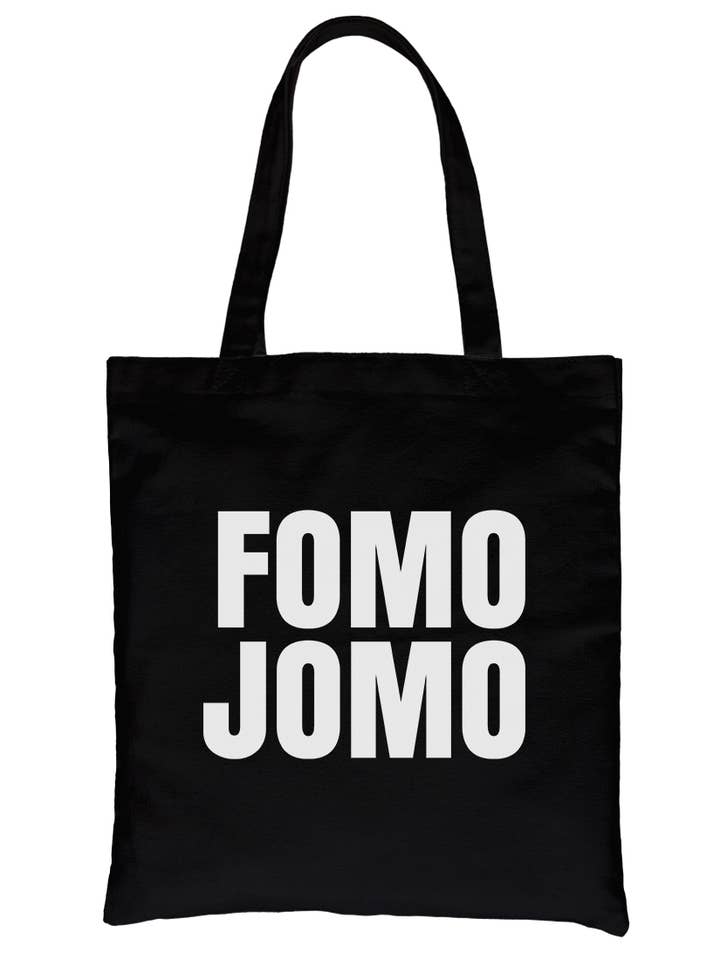Fomo Jomo Canvas Bag for wholesale by 365 In Love