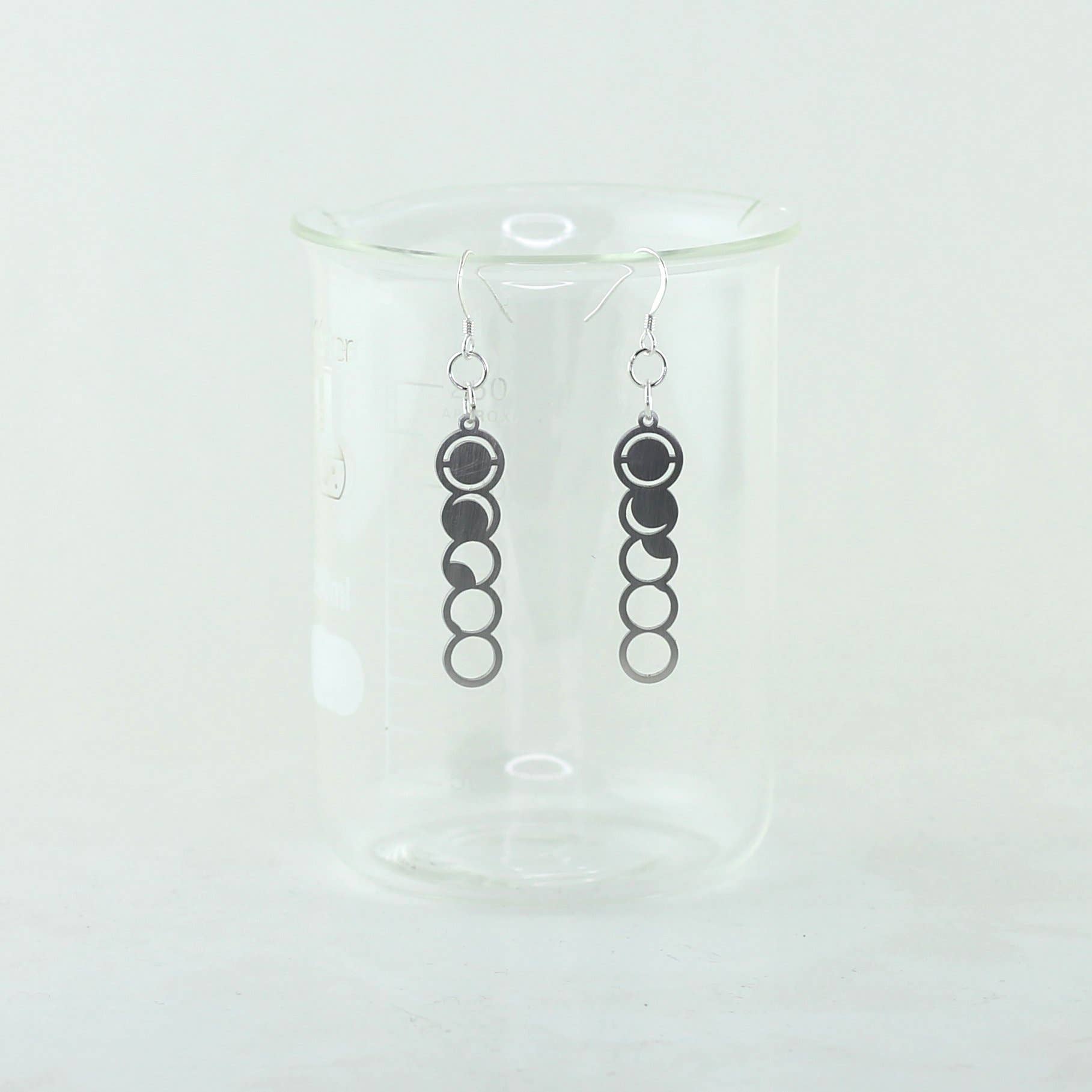 Sorcery Science - Vente Boucles d'oreilles pendantes - Albert Einstein Boucles d'oreilles éclipse solaire0