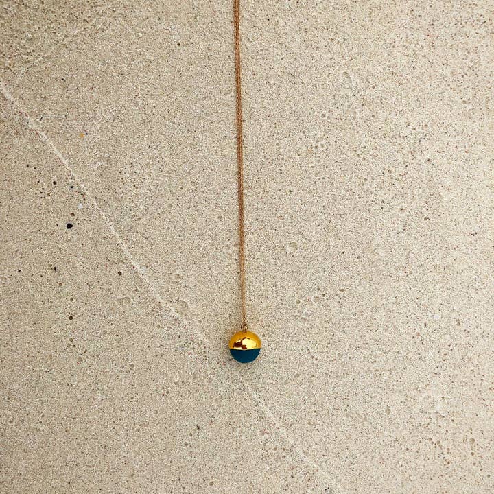 Gold Dipped Pearl Necklace for wholesale by Mier Luo