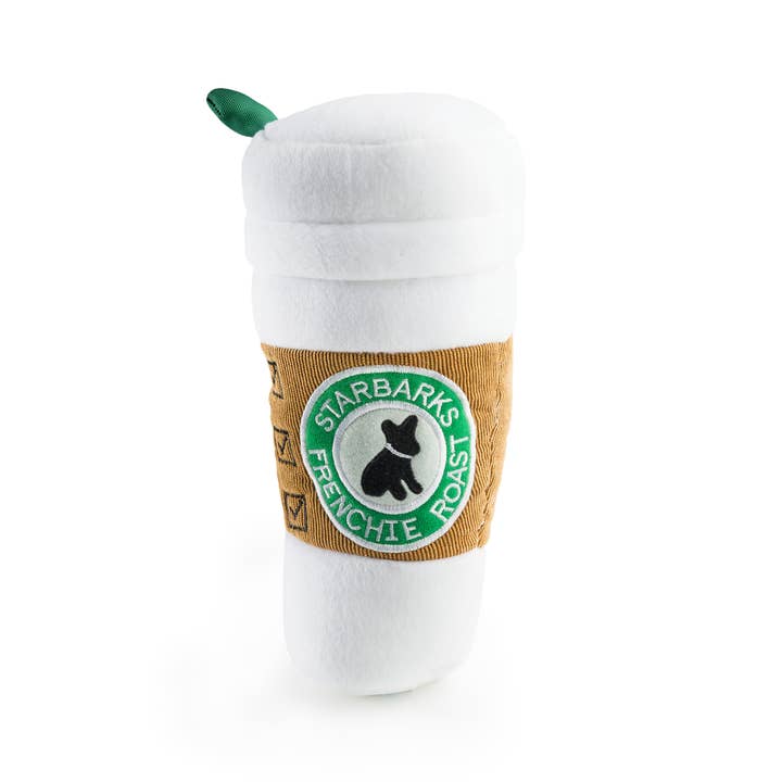 Haute Diggity Dog - Wholesale Pet Squeaky Toy - Dog - Starbarks Coffee Cup W/ Lid Squeaker Dog Toy