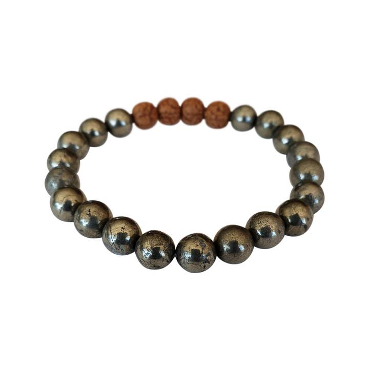 Kuratif - Wholesale Beaded Bracelet - Protection Pyrite Bead Bracelet1