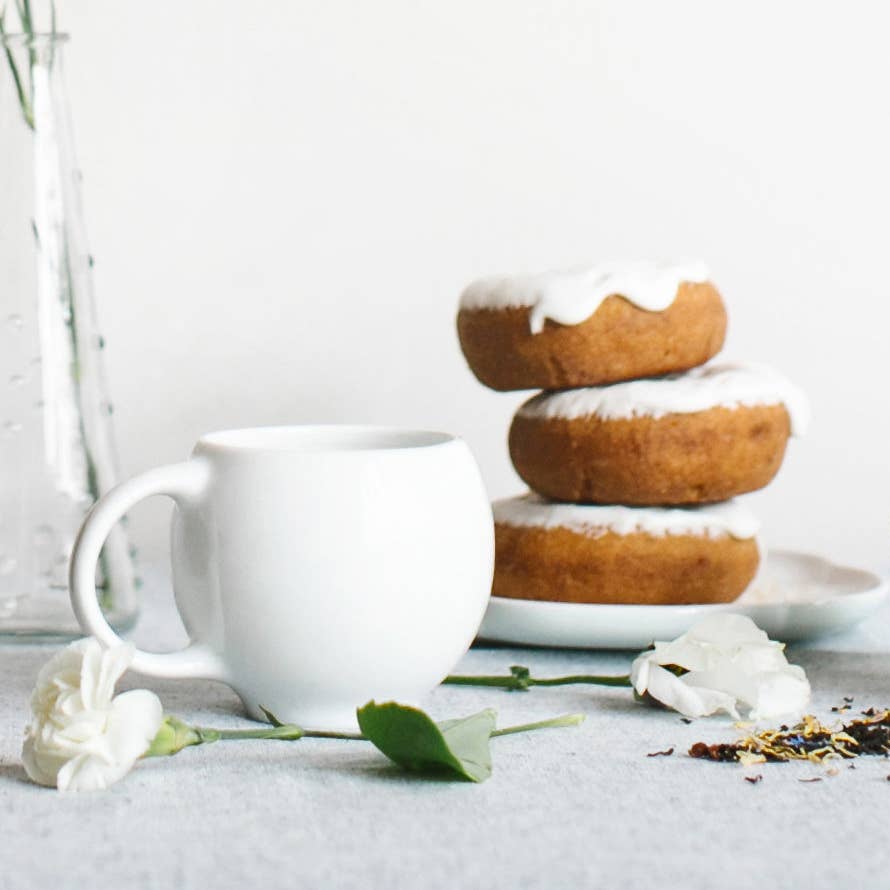 Eva Teacups, Set Of 2 - White Porcelain for wholesale on Faire2