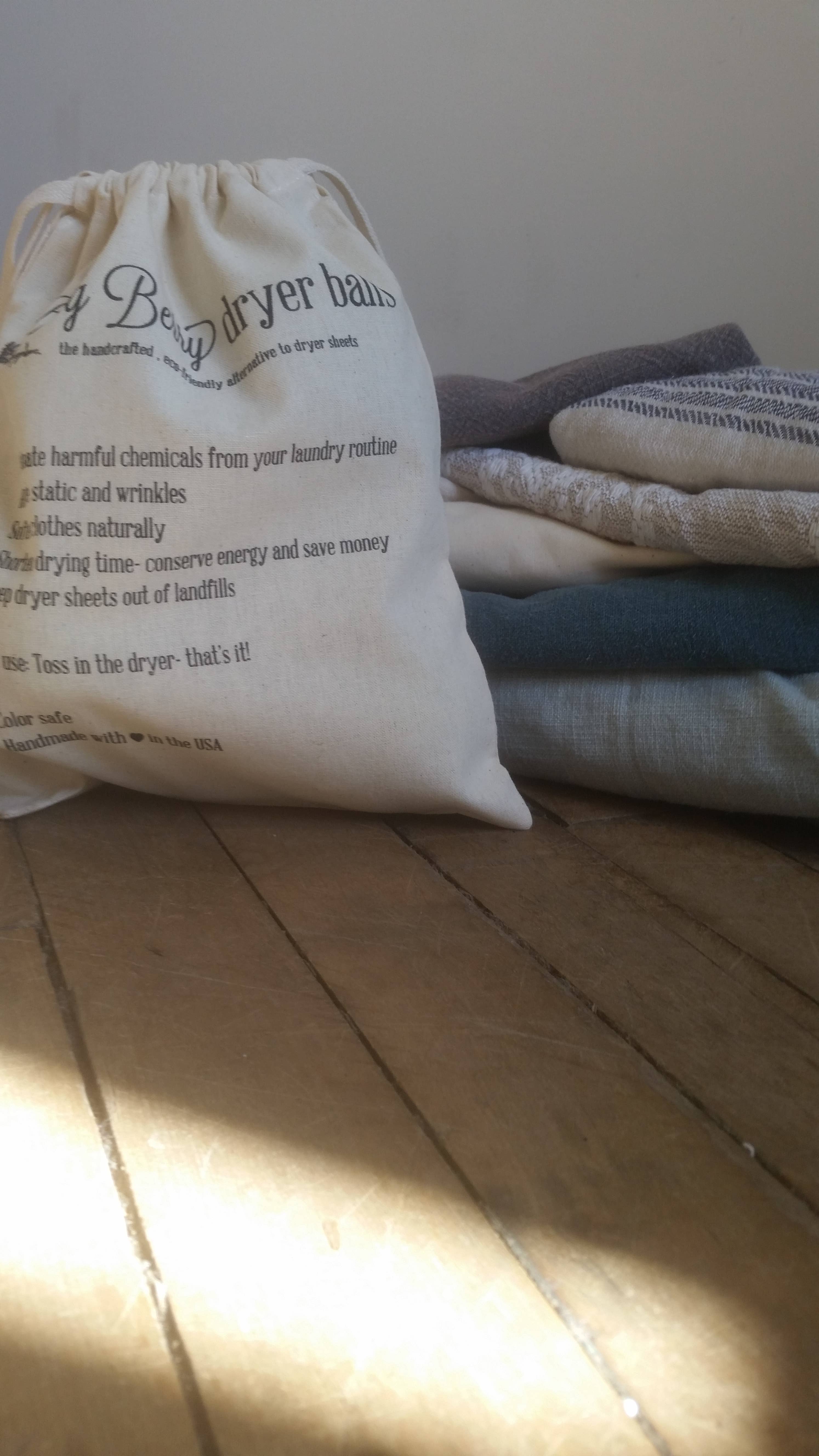 Bog Berry Dryer Balls - Wholesale Dryer Balls - Oatmeals Assortment- set of 6 Wool Dryer Balls zero waste2