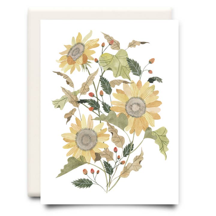 Sunflower Bouquet | Everyday Greeting Card for wholesale by Inkwell Cards