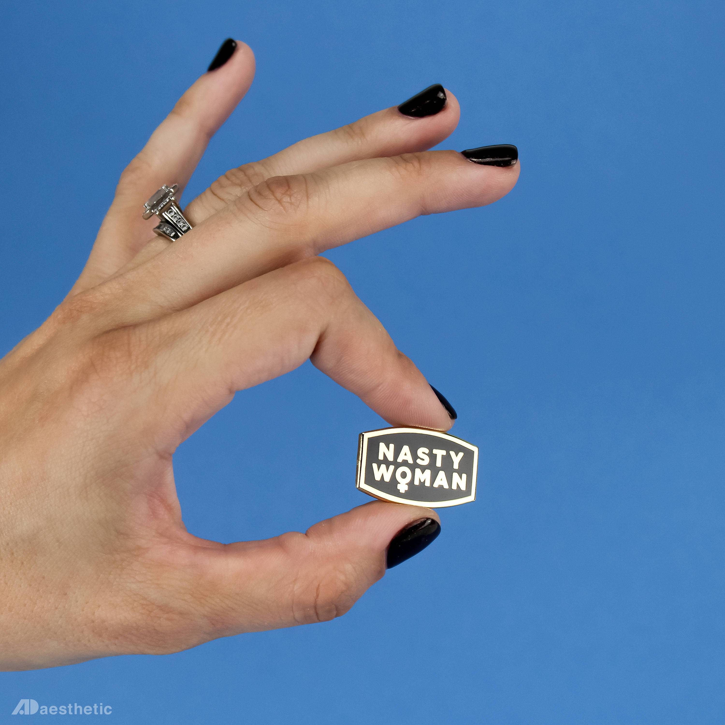 AD Aesthetic - Wholesale Lapel Pin/Button - Nasty Women Enamel Lapel Pin6