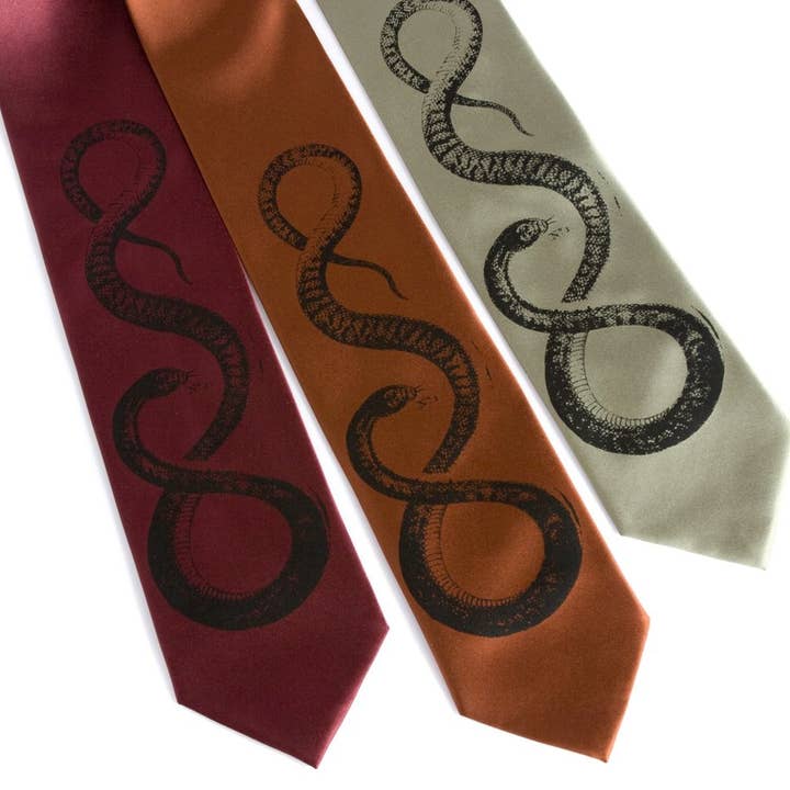 Snake Necktie. for wholesale by Cyberoptix Tie Lab