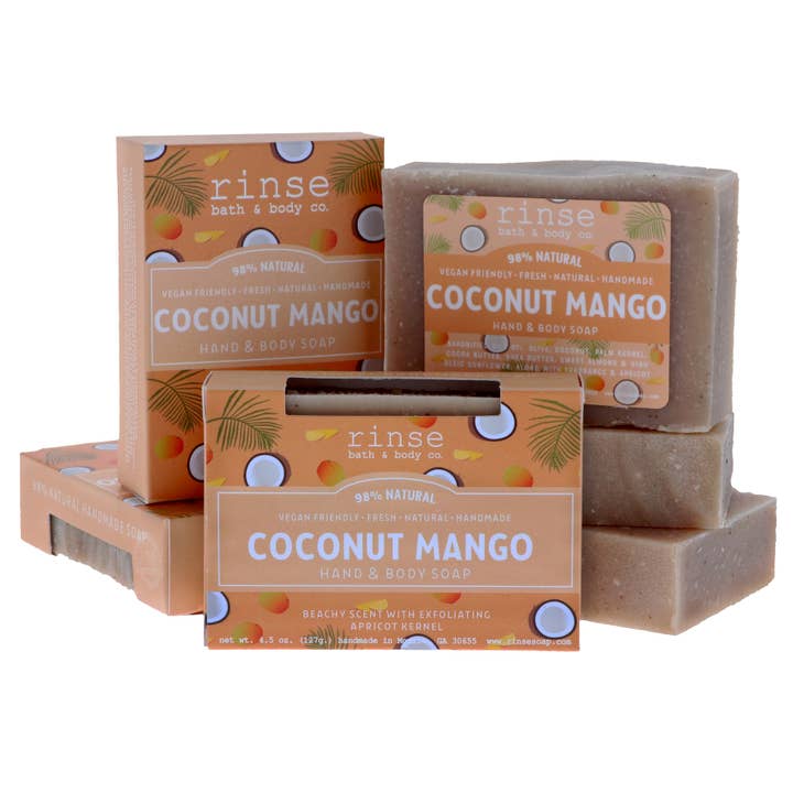 Rinse Bath Body Inc - Wholesale Bar Soap - Soap - Coconut Mango | Natural Bar Soap1