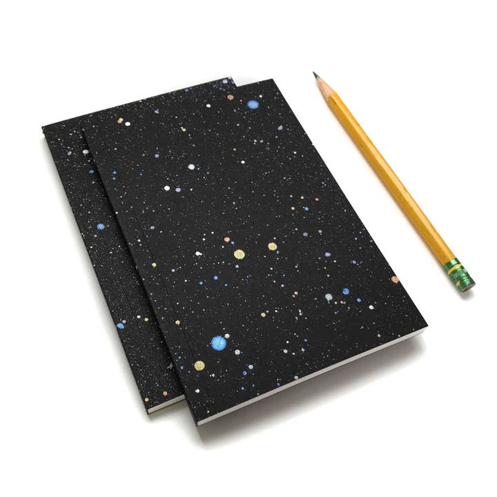 Hand Painted Space Journal for wholesale by Little Lark