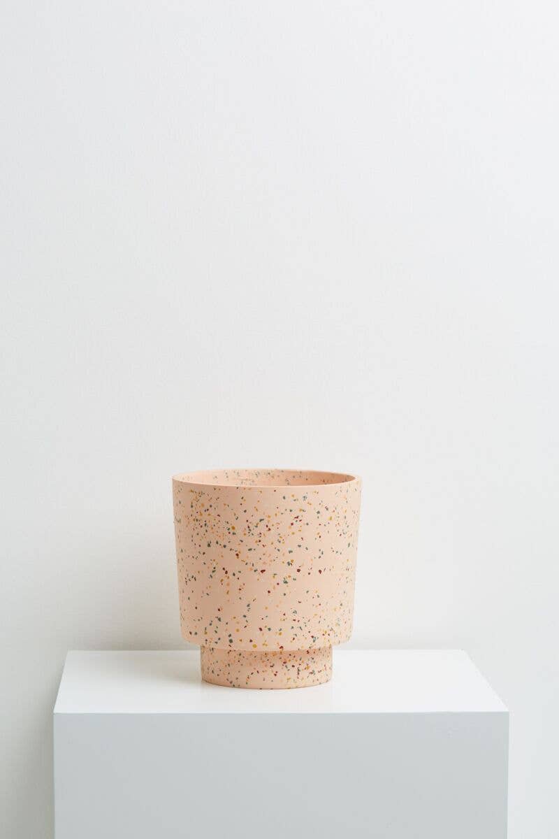 Capra Designs - Wholesale Plantenpot - Terrazzo Banjo Planter - Zout Terrazzo2