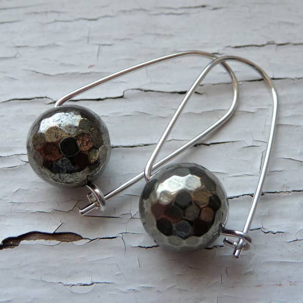 Fool's Gold Earrings for wholesale by Iris Noire Designs