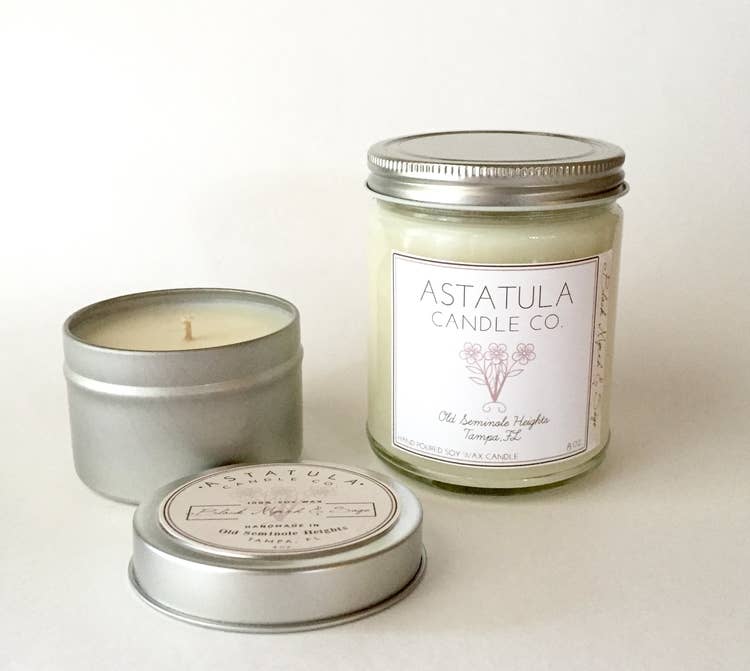 Astatula Candle Co. – wholesale Burkljus – Svart Myrra + Sage | 8oz | Soy vax ljus1