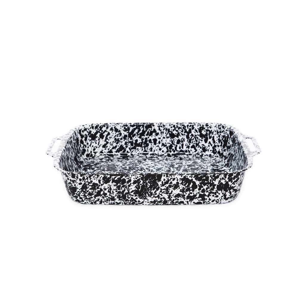 Crow Canyon Home - Wholesale Baking Dish - Splatter Enamelware Lasagna Pan0