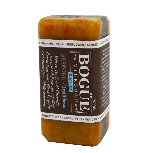 No.28 BESPOKE The Trailblazer Blend Goat Milk Bar Soap 4.5oz for wholesale by Bogue Milk Soap