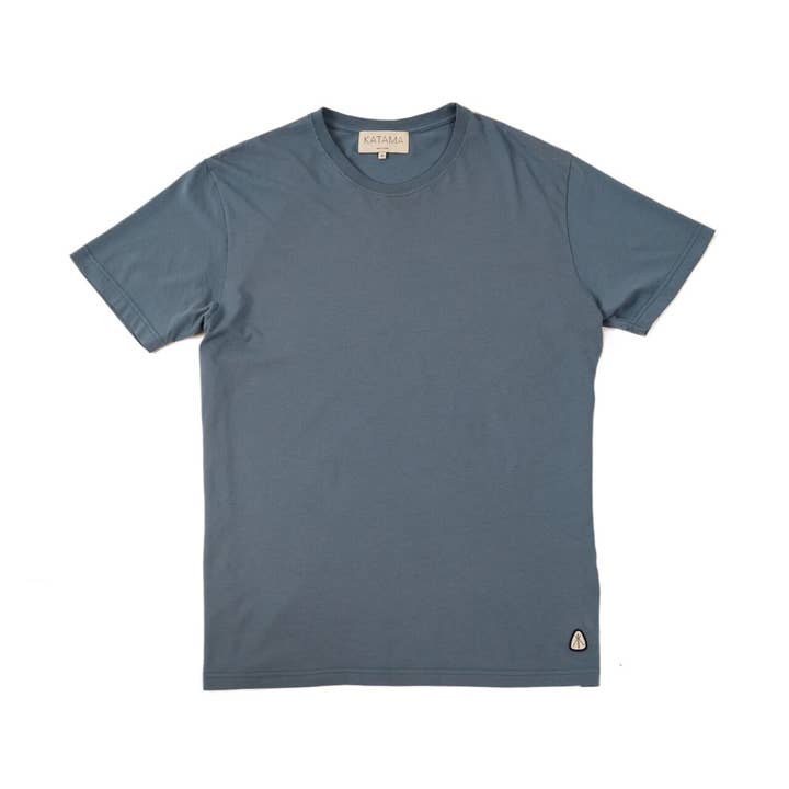 Temple Blue Lance Crew Neck T-Shirt for wholesale by KATAMA