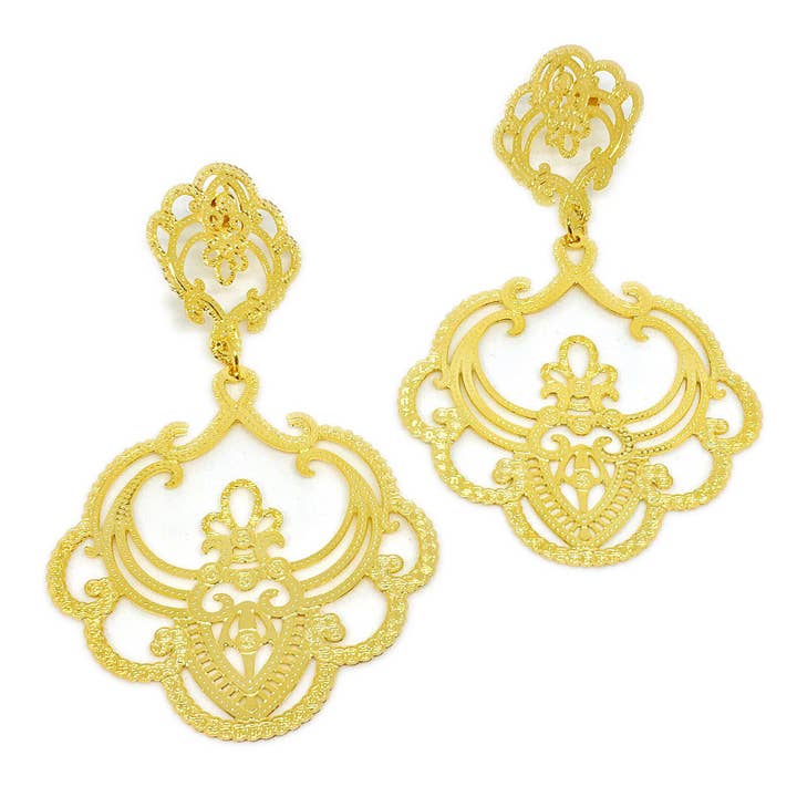 18K GL Charlotte Earrings for wholesale by Donna Italiana