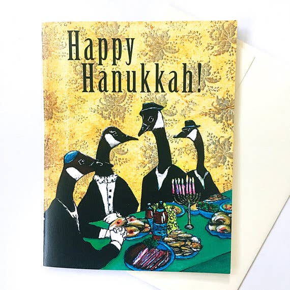 Pergamo Paper Goods - Wholesale Hanukkah Card - Animal Hanukkah Greeting Cards6