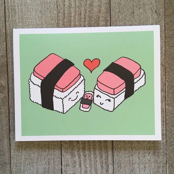 Tarjeta de familia de spam para venta al por mayor de Ink Delights