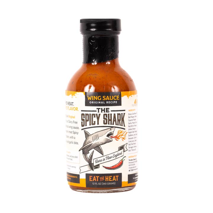 Wing Hot Sauce for wholesale by The Spicy Shark