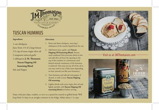 The Doug Jeffords Company - Wholesale Dried Spice Mix - Tuscan Dipping Seasoning6