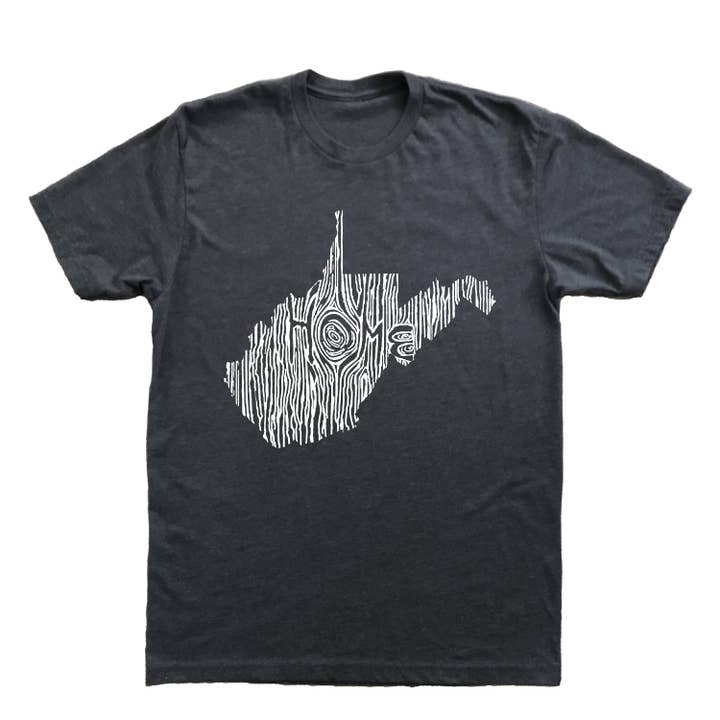 Small - West Virginia Ingrained State Unisex T-Shirt for wholesale by Ingrained Apparel