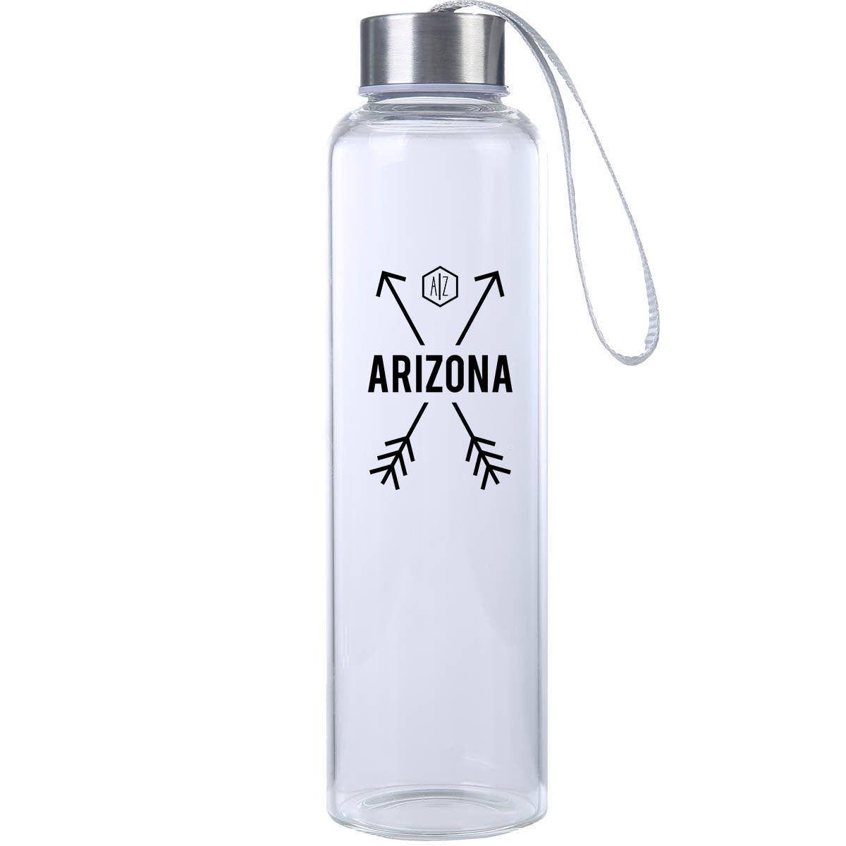 Made2Order - Wholesale Water Bottle - Arizona Homegrown Arrow State Glass Water Bottle0