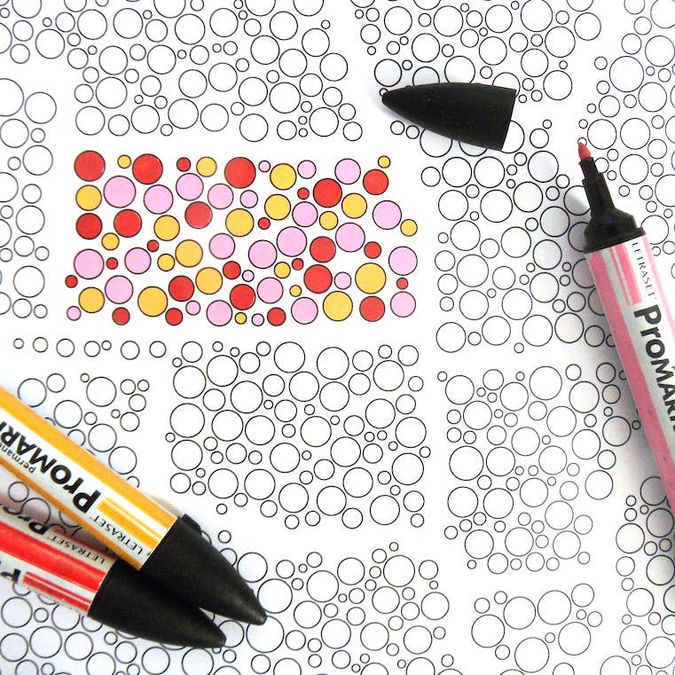 Anna Grunduls Design - Wholesale Coloring & Activity Book - Kids & Baby - Bubbles United States Coloring Map2