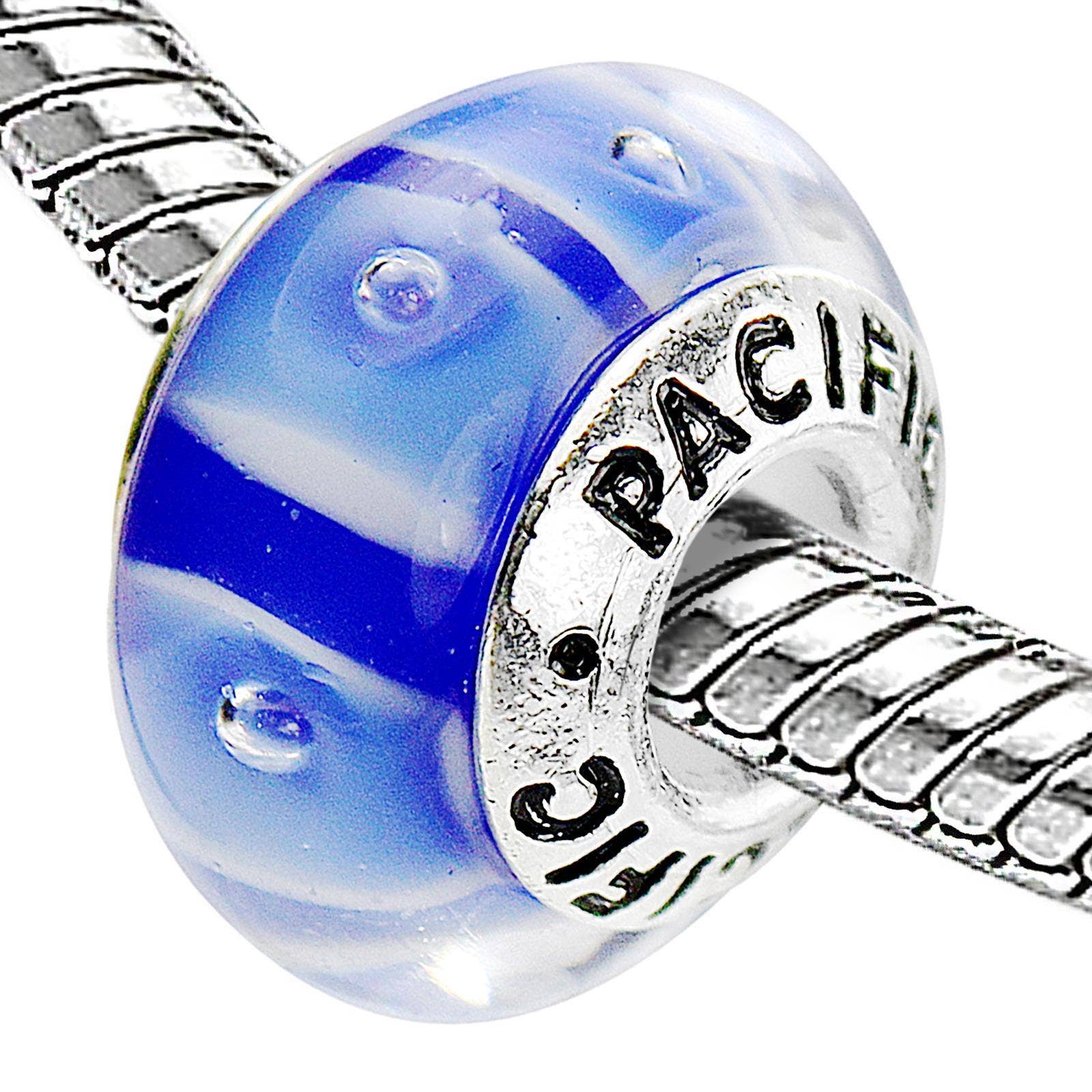 West Coast Jewelry - Wholesale Beads - Silver Murano Glass Bead - Cabo Wabo1