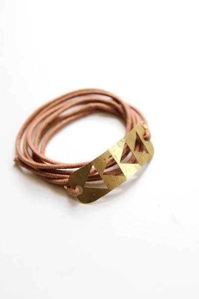 Rare Bird Co. + Pauline Stanley Studio - Wholesale Woven/Braided Bracelet - Flying Geese Wrap Bracelet0