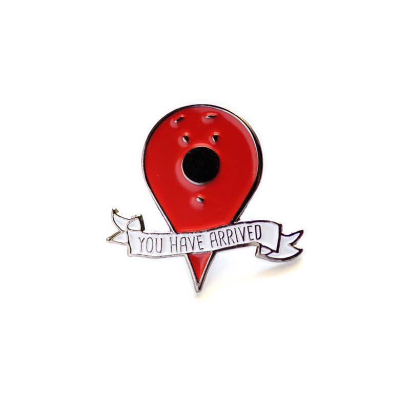 ILOOTPAPERIE – Großhandel Anstecker/Button – Sie sind angekommen Ort Emaille/Anstecknadel