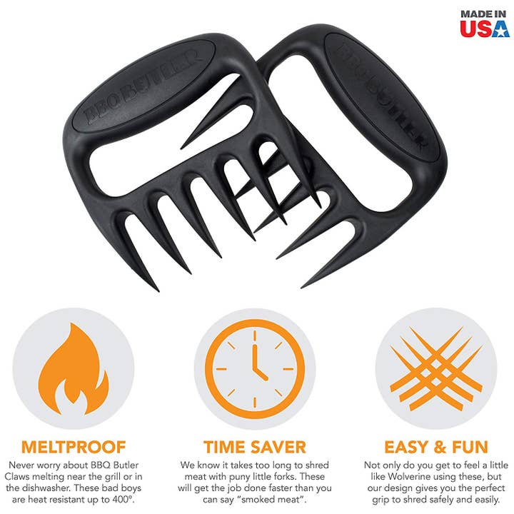 The BBQ Butler - Wholesale Outdoor Grill Tools - Bear Paws Meat Shredder