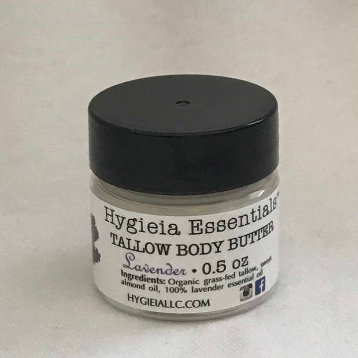 Lavender Tallow Body Butter Travel for wholesale by Hygieia, LLC
