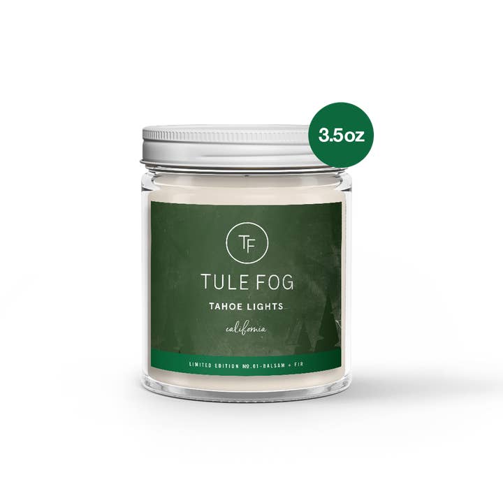 Vela de soja Tahoe Lights Mini 3.5 oz para venta al por mayor de Tule Fog Candles