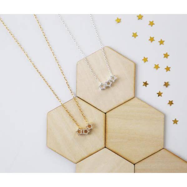 Collana con stella luccicante in argento Sterling, 35,6 cm o 40,6 cm. per la vendita all'ingrosso da parte di Acute Designs