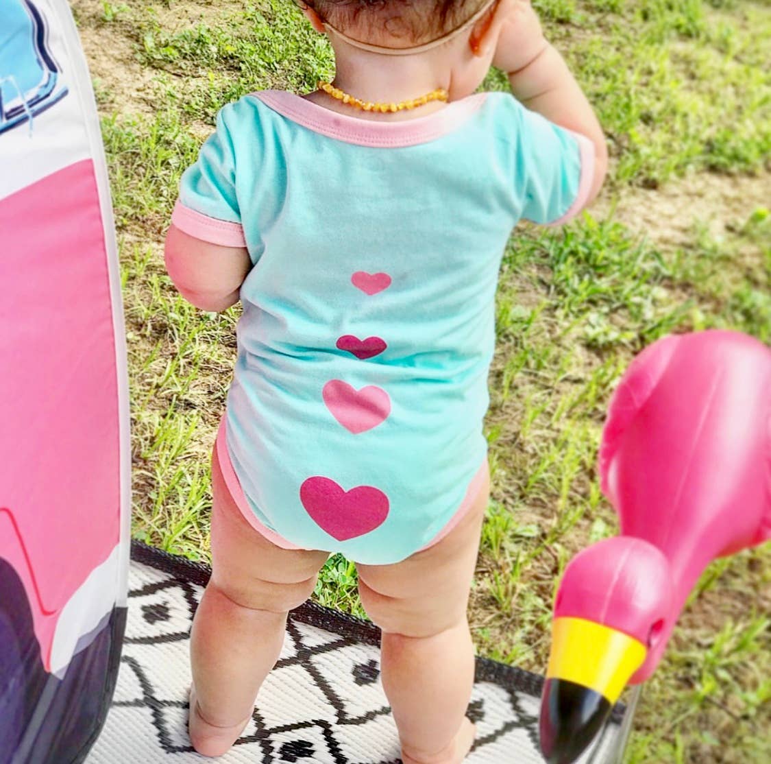 Doodle Pants – wholesale Bodysuit (non-footed) – Baby – Flamingo Baby Bodysuit1