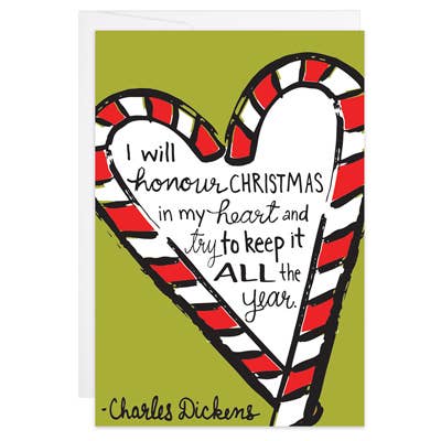 Honour Christmas - Enclosure Card - Christmas Card for wholesale by 9th Letter Press