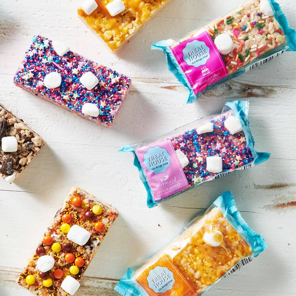 Treat House - Wholesale Puffed Rice Treat - Birthday Cake Rice Krispie Treat Bars2