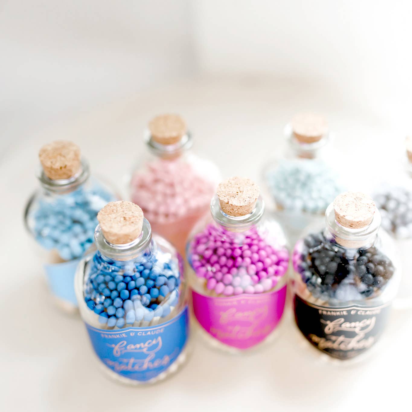 Frankie & Claude - Wholesale Matches - Classic White Matches in Glass Jar – Minimalist & Summer Dec5