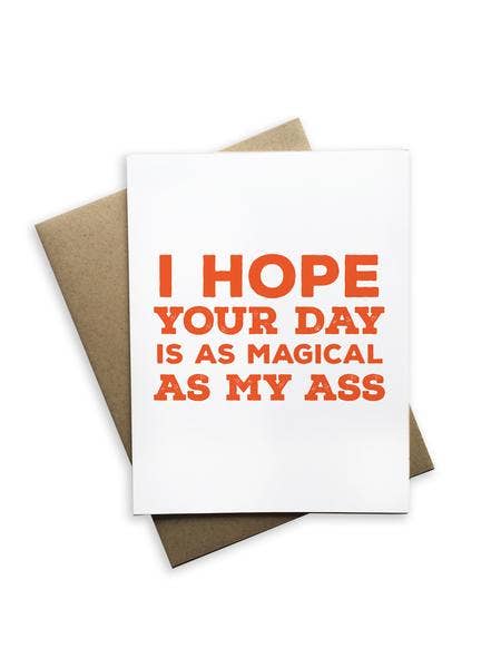 I Hope Your Day Is Magical Greeting card for wholesale by Tiramisu Paperie