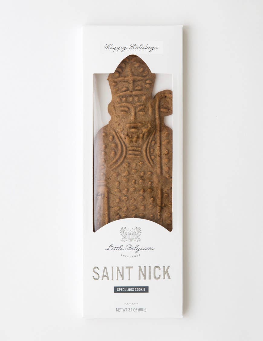 Little Belgians - Wholesale Cookie - SAINT NICK GIFT ORIGINAL SPECULOOS-Ships mid-Oct to December