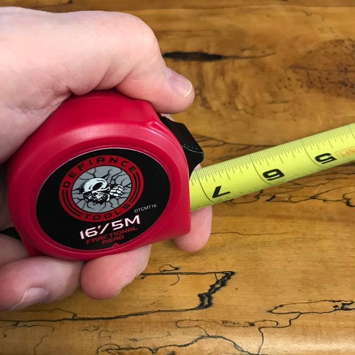 Defiance Tools - Wholesale Measuring Tape - 16ft Compact EDC Tape Measure